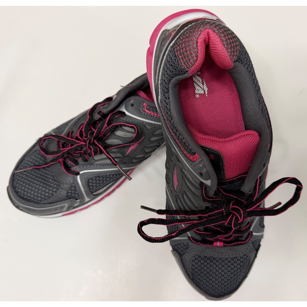 Avia Womens Running Shoes Grey Pink Mesh Leather Sneakers WMAI4300009 Size 9.5